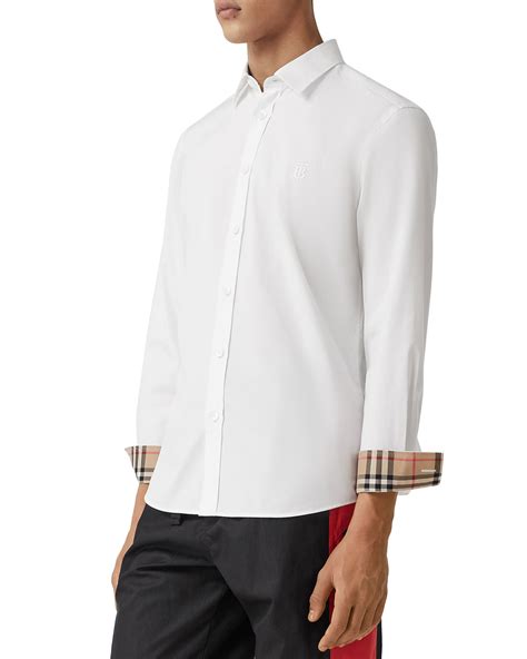 burberry sherwood logo sport shirt|Burberry Men's Sherwood TB Monogram Sport Shirt.